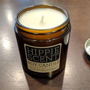 Handpoured Natural Soy Candle - Burlap Bag